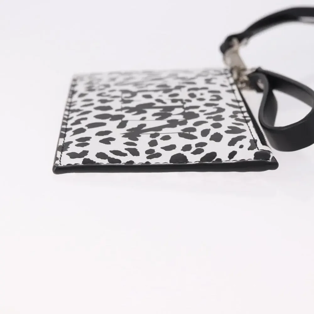 Valentino Leather Card Case White